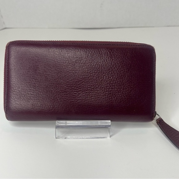 ♥️Vivienne Westwood SAFFIANO Leather Long ZIP ROUND WALLET |PRELOVED!!!🪐 - Picture 4 of 14